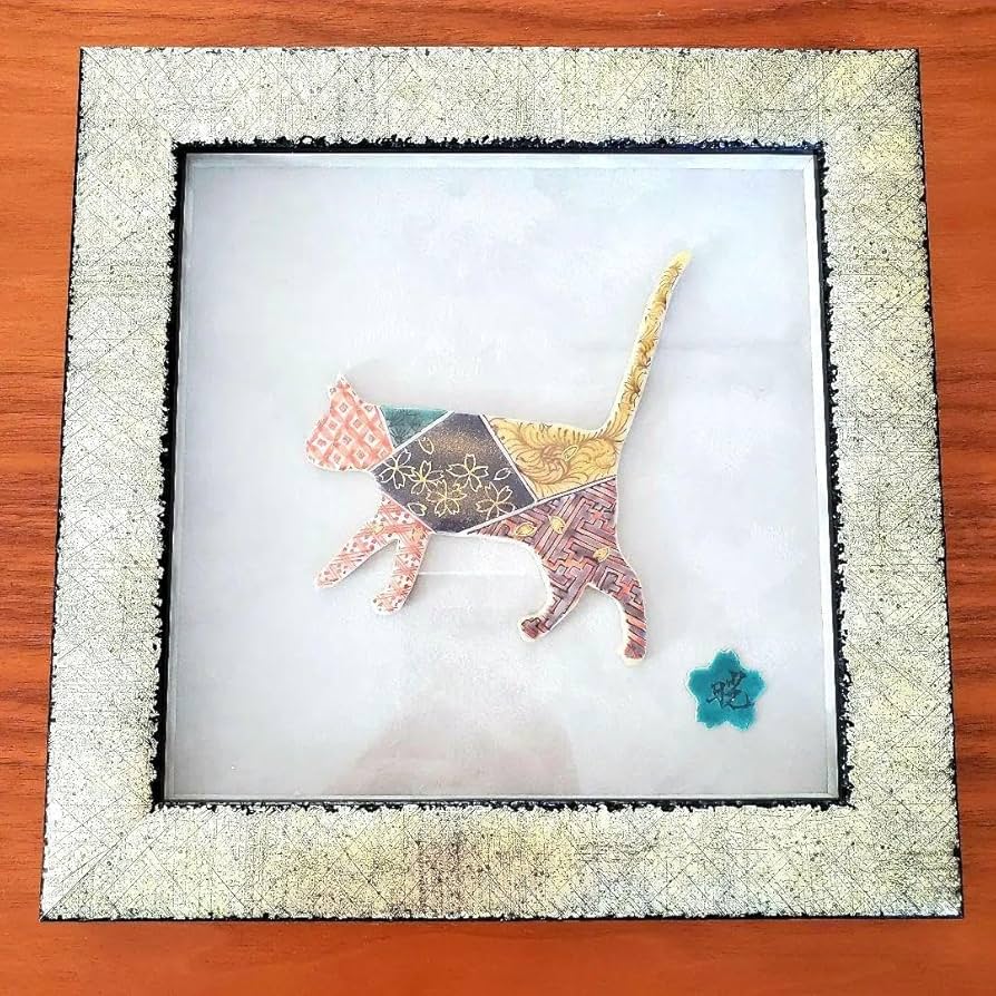 【新品】絵画　タペストリー　猫　花柄　タイル　アンティーク Amazon.co.jp: 【新品】 絵画 タペストリー 猫 花柄 タイル